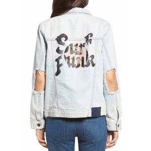 One Teaspoon Surf Punk Rock ‘n’ Roller Jacket L 🆕